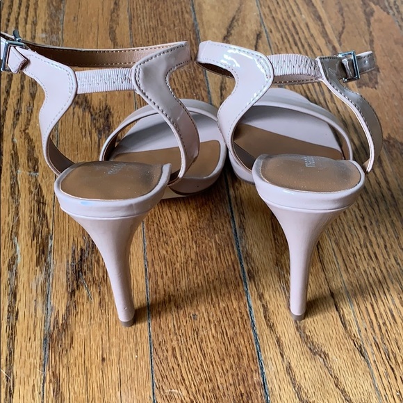 Madden Girl Nude Strappy Open Toe Heel - Picture 3 of 6